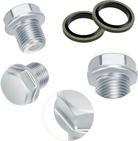 JAVIK قابس تصريف الزيت وحشية 09247-14036 09168-14004 لسوزوكي بوليفارد C90/M90/C109R/M109R بورغمان 650 GS1000G GS1100G GS850G SV1000 V-Strom Bandit H-ayabusa I-ntruder كاتانا مادورا QuadRunner in Saudi Arabia