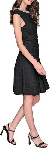 KARL LAGERFELD Womens Flare Skirt Sleeveless Stretch Dress in Saudi Arabia