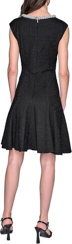 KARL LAGERFELD Womens Flare Skirt Sleeveless Stretch Dress in Saudi Arabia