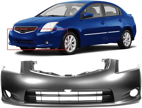 FitParts Compatible With Front Bumper Cover Nissan Sentra 2010-2012 Primed 62022-ZT50J NI1000278 in Saudi Arabia