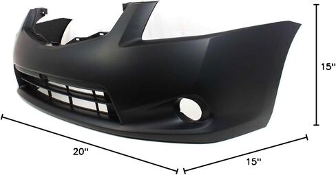 FitParts Compatible With Front Bumper Cover Nissan Sentra 2010-2012 Primed 62022-ZT50J NI1000278 in Saudi Arabia