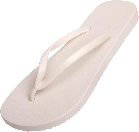 Knemksplanet Flip Flops for Women Ladies Shower Slippers Flat Sandals Bathroom Beach Pool Basic Thongs Rubber Slide Slip-on Summer Shoes in Saudi Arabia