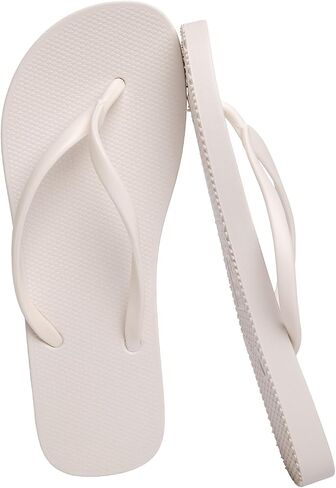 Knemksplanet Flip Flops for Women Ladies Shower Slippers Flat Sandals Bathroom Beach Pool Basic Thongs Rubber Slide Slip-on Summer Shoes in Saudi Arabia