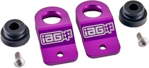 IAG Radiator Stays for Subaru WRX 2015-21, STI 15-21, Impreza 12-16, Crosstrek 13-17, Blue in Saudi Arabia