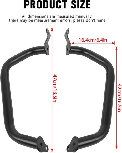 Engine Guard Highway Crash Bar Protector Replacement for Suzuki Boulevard M109R Limited Edition Boss M1800R VZR1800 2006-2024(Black) in Kuwait