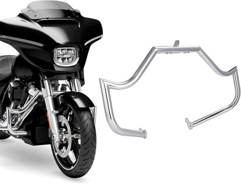 2009-2023 قضيب حماية المحرك من أجل Harley Touring Road Glide Road King Street Glide Electra Glide CVO وTrike نماذج دعامة الطريق السريع، كروم in Kuwait