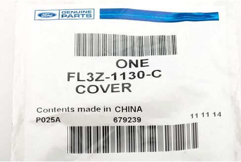 Ford OEM الجديد 2015-2020 متوافق مع مركز محور العجلة F-150 المتوافق مع غطاء أزرق مع شعار 20 بوصة حافة FL3Z1130H in Saudi Arabia