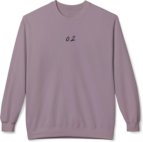 سويت شيرت Minimalist 0.2 Fleece Crewneck - سويت شيرت مريح متوسط ​​الوزن للجنسين من Zero Point Two in Kuwait