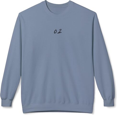 سويت شيرت Minimalist 0.2 Fleece Crewneck - سويت شيرت مريح متوسط ​​الوزن للجنسين من Zero Point Two in Kuwait