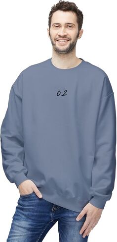 سويت شيرت Minimalist 0.2 Fleece Crewneck - سويت شيرت مريح متوسط ​​الوزن للجنسين من Zero Point Two in Kuwait