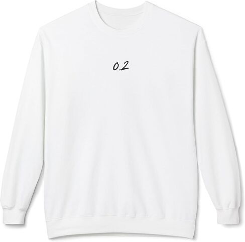 سويت شيرت Minimalist 0.2 Fleece Crewneck - سويت شيرت مريح متوسط ​​الوزن للجنسين من Zero Point Two in Kuwait