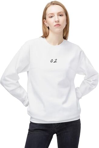 سويت شيرت Minimalist 0.2 Fleece Crewneck - سويت شيرت مريح متوسط ​​الوزن للجنسين من Zero Point Two in Kuwait
