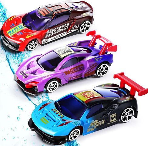 HyDren 6 Pcs Color Change Cars Color Change Toy Vehicles Color Changing Cars in Water Color Changing Bath Toys Car Goodie Bags Fillers for Kids Toddlers Themed Party in Kuwait