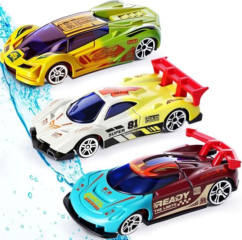 HyDren 6 Pcs Color Change Cars Color Change Toy Vehicles Color Changing Cars in Water Color Changing Bath Toys Car Goodie Bags Fillers for Kids Toddlers Themed Party in Kuwait
