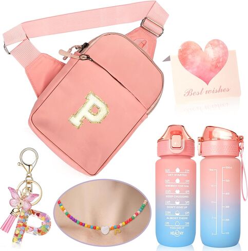 حزمة فاني شخصية للفتيات، حقيبة فاني أولية عبر الجسم للفتيات، هدايا عيد ميلاد للفتيات 4 5 6 7 8 9 10 11 12 13 عامًا، هدايا عيد ميلاد للفتيات المراهقات لحفيدة الابنة (د) in Kuwait