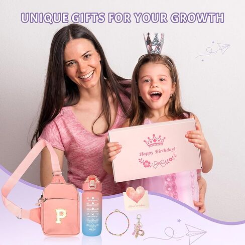 حزمة فاني شخصية للفتيات، حقيبة فاني أولية عبر الجسم للفتيات، هدايا عيد ميلاد للفتيات 4 5 6 7 8 9 10 11 12 13 عامًا، هدايا عيد ميلاد للفتيات المراهقات لحفيدة الابنة (د) in Kuwait