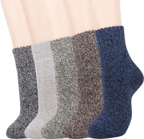Moyel Wool Cashmere Socks for Women Cashmere Warm Socks for Women Women’s Thermal Winter Socks Womens thin Soft Cozy Socks in Saudi Arabia
