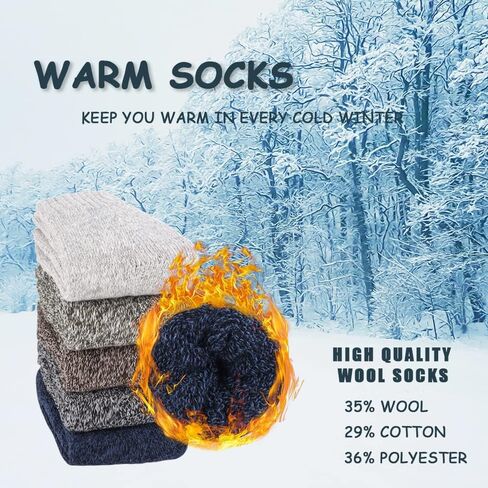 Moyel Wool Cashmere Socks for Women Cashmere Warm Socks for Women Women’s Thermal Winter Socks Womens thin Soft Cozy Socks in Saudi Arabia