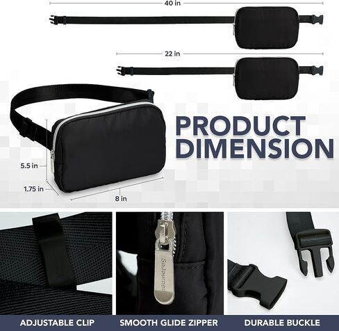 Crossbody Belt Bag for Women – Stylish Fanny Pack, Functional and Fashion Waist Packs for Travel, Festivals, and Everyday Use in Kuwait