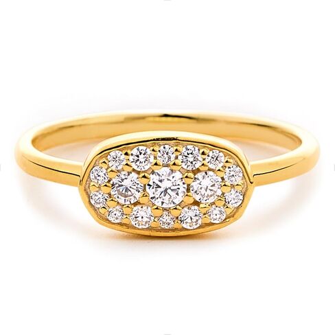 STORYJEWELLERY Statement Rings for Women, Cocktail Rings for Women, Art Deco Signet Ring, Vintage Pave Pinky & Index Finger Rings, Gifts for Her in Saudi Arabia