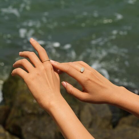 STORYJEWELLERY Statement Rings for Women, Cocktail Rings for Women, Art Deco Signet Ring, Vintage Pave Pinky & Index Finger Rings, Gifts for Her in Saudi Arabia