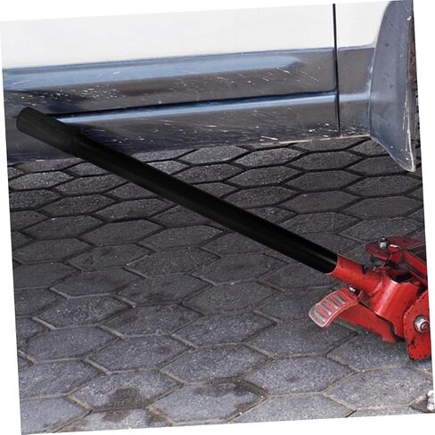 2pcs Horizontal Jack Floor Jack Handle Replacement Handle for Car Jack Trailer Jack Handle Jack Rod Jack Pole Lever Handle Jack Handle Grip Handle for Automotive Jack Car Jack Part, Black in Saudi Arabia