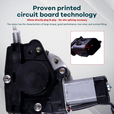 FINDAUTO Front Right Power Window Regulator Without Motor Fit for 2007-2017 for Jeep Compass in Kuwait