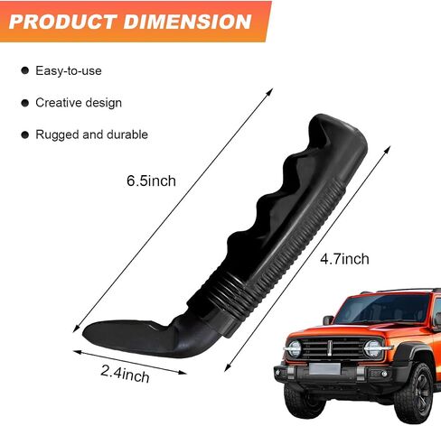 Car Door Handle for Elderly, Portable Car Door Handle Assist Grab Bar, Multifunction Vehicle Support Handle for Seniors and Handicapped, Auto Cane for Getting in and Out of Car (Black) in Saudi Arabia