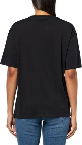 PUMA Womens Graphic Fest Relaxed Crew Neck Short Sleeve Casual Tops Casual - Pink in Saudi Arabia