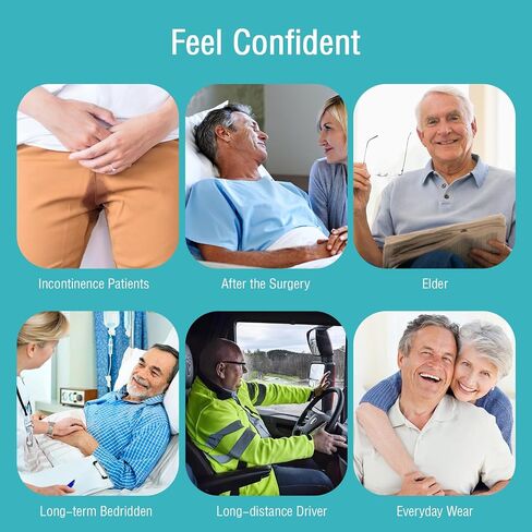 Carer Adult Diaper Covers 2PCS Washable, Leakproof Incontinence Underwear for Men Women Enclosed Elastic, Widened Waistband Design Protection for Long-Term Care & Daily Use（White,Black,X-Large） in Saudi Arabia