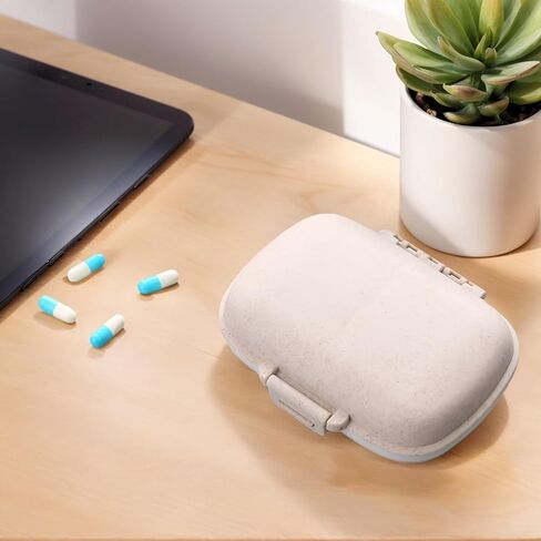 Compartment Portable Medicine Box, Travel Pill Storage Box, 8 Compartments, Suitable for Daily and Travel Medicine Carrying. in Saudi Arabia