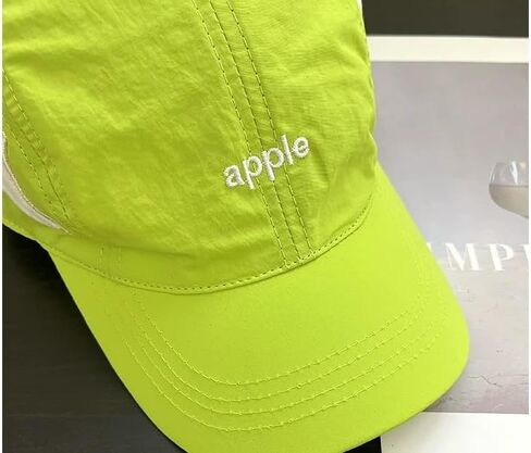 Fruit Shaped Baseball Cap with Leaf Detailing - Orange & Apple Funny Summer Sun Visor Adjustable for Sports & Casual Wear in Kuwait