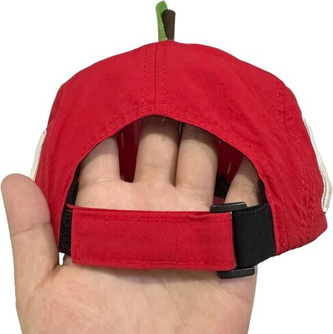 Fruit Shaped Baseball Cap with Leaf Detailing - Orange & Apple Funny Summer Sun Visor Adjustable for Sports & Casual Wear in Kuwait