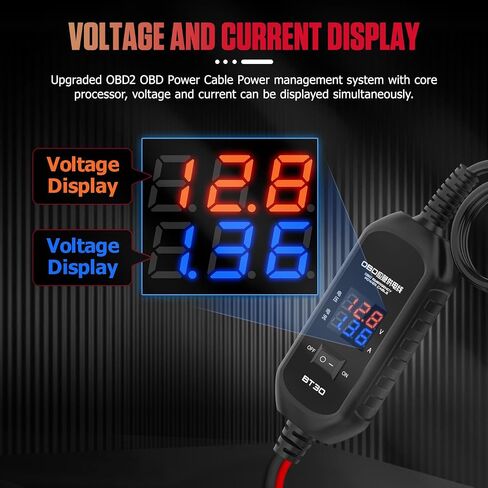 صندوق الاختراق obd2، كاشف بروتوكول obdii للسيارات، صندوق الاختراق للكشف عن الطاقة/الأرض، 16 دبوسًا، أداة مسح ضوئي لتشخيص أخطاء الكابلات مقاس 17.7 بوصة مع وصلة أسلاك عالمية ومشابك in Kuwait