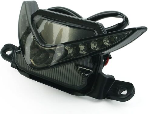 FSFY Upgrated Motorcycle Front Upper Headlight Bulb Motorbike Top Head Lights Lamp Marker Clear Lens Indicator for HONDA CBR600RR 07-11 2012,Black Housing in Saudi Arabia