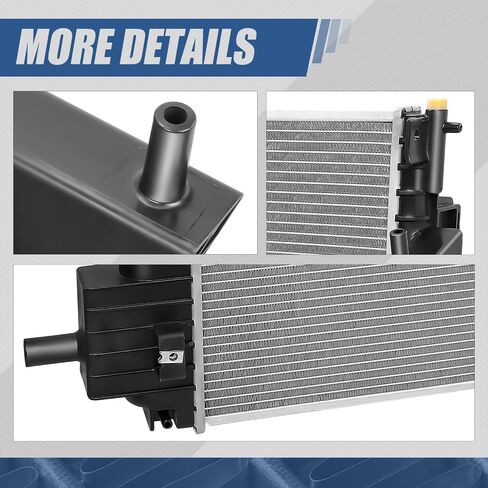 Auto Dynasty Radiator Compatible with 2008-2016 Ford F250 F350 F450 F550 Super Duty 5.4L 6.2L 6.8L AT, DPI 13231 Cooling Radiator 1-Row, Aluminum Core in Saudi Arabia