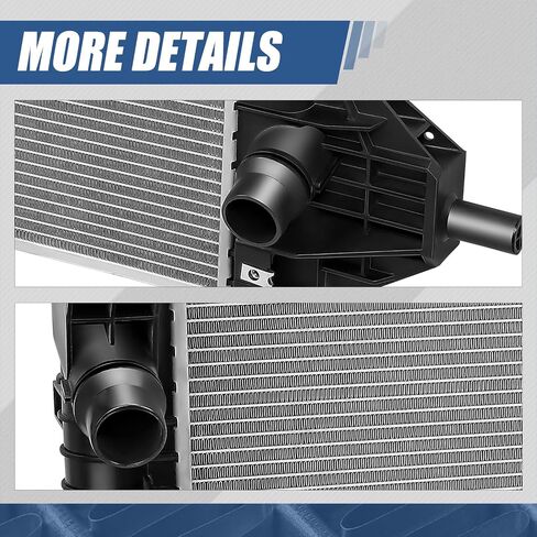 Auto Dynasty Radiator Compatible with 2008-2016 Ford F250 F350 F450 F550 Super Duty 5.4L 6.2L 6.8L AT, DPI 13231 Cooling Radiator 1-Row, Aluminum Core in Saudi Arabia