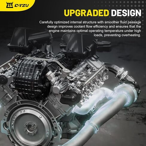 Upgraded Aluminum Upper Radiator Coolant Filler Neck Kit (2PCS) with Cap for Nissan Altima (2007-2013) & Maxima - Replaces OE# 21501-9HA0A, Engine Radiator Outlet Flange Waterpipe in Saudi Arabia