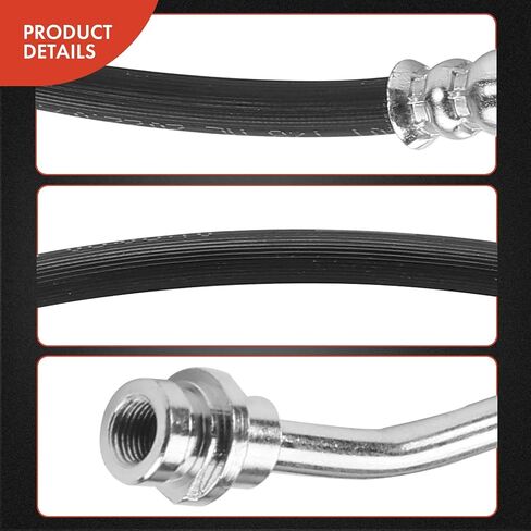 خرطوم هيدروليكي لفرامل الركاب الأمامي A-Premium متوافق مع موديلات مختارة من Chevy وGMC وIsuzu - Colorado 2004-2012، Canyon 2004-2012، i-280/i-350 2006، i-290/i-370 2007-2008 - استبدال # 8158825350 in Kuwait