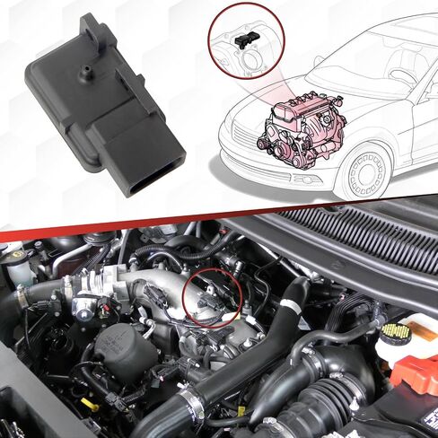 56028303 Manifold Absolute Pressure Sensor Compatible with Cherokee 1996 2.5L L4 4.0L L6 Grand Cherokee 1996 4.0L L6 in Saudi Arabia