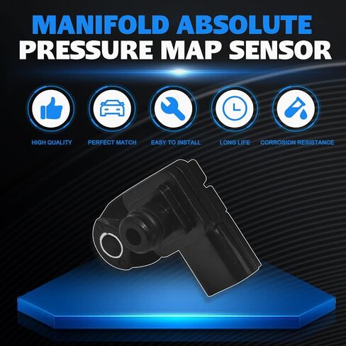 37830-PNC-003 Manifold Absolute Pressure MAP Sensor for Acura RL RSX TL TSX 2005-2008 Honda Accord 2005-2007 Civic 2006-2011 CR-V 2005-2006 Element 2005-2009 Odyssey 2005-2006 Pilot 2005-2008 in Saudi Arabia