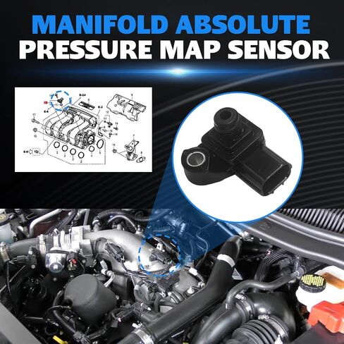 37830-PNC-003 Manifold Absolute Pressure MAP Sensor for Acura RL RSX TL TSX 2005-2008 Honda Accord 2005-2007 Civic 2006-2011 CR-V 2005-2006 Element 2005-2009 Odyssey 2005-2006 Pilot 2005-2008 in Saudi Arabia