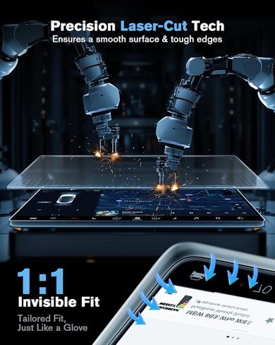 for 2024 Volkswagen Atlas/Atlas Cross Sport 12" Screen Protector [Anti-glare] Compatible with 2024 Atlas SE/SEL/SEL R-Line/SEL Premium R Line - HD Clear/Anti-fingerprint/ 2 Pack in Kuwait