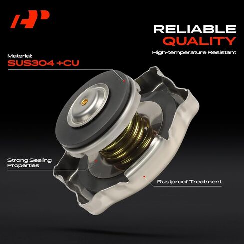 غطاء غطاء الرادياتير A-Premium - متوافق مع سلسلة Jeep WK2 Grand Cherokee 2014-2015 & Dodge Charger 2023، Durango 2006-2009، Challenger 2023 & Chrysler 300 2023، Aspen 2007-2009 in Saudi Arabia