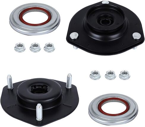 Front Left or Right Suspension Strut Mount Fit for 2007-2013 for Lexus,2006-2016 for Toyota 906986,2pcs Front Shock and Strut Mount Kit,black in Saudi Arabia