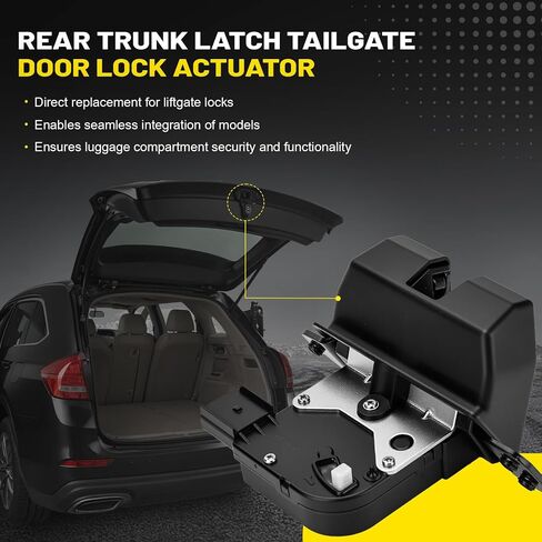 Rear Trunk Latch Tailgate Liftgate Door Lock Actuator for Hyundai Santa Fe 2013-2018, Santa Fe Sport 2015-2018, Santa Fe XL 2013-2019, Kia Sedona 2016-2021, Sorento 2014-2015, Replace 81230-3Z000 in Saudi Arabia