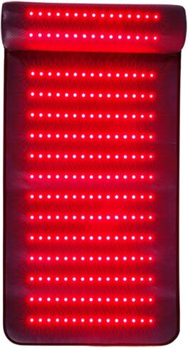 Infrared Red Light Therapy, Red Light Therapy Mat with Neck Support, 660nm&850nm NIR Deep Wavelength Blanket Pad for Back Belly Knee Shoulder HIPS Body Pain Relief in Saudi Arabia