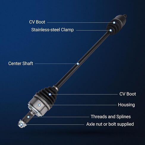 Autoround 664218 CV Axle Shaft Assembly Compatible with Honda Accord 2003 2004 2005 2006 2007 L4 2.4L, Front Right Passenger Side in Saudi Arabia