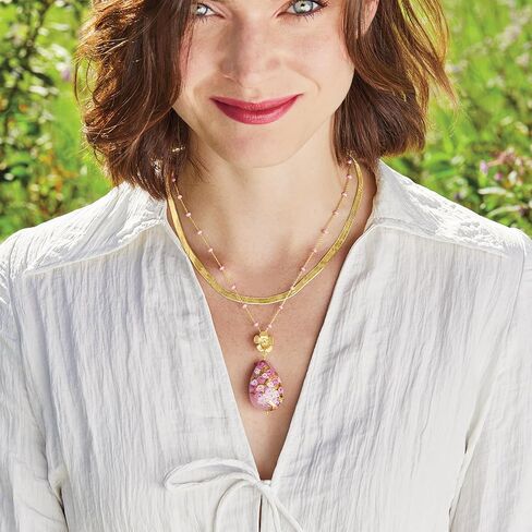 Ross-Simons Italian 4mm 18kt Gold Over Sterling Herringbone Necklace in Saudi Arabia