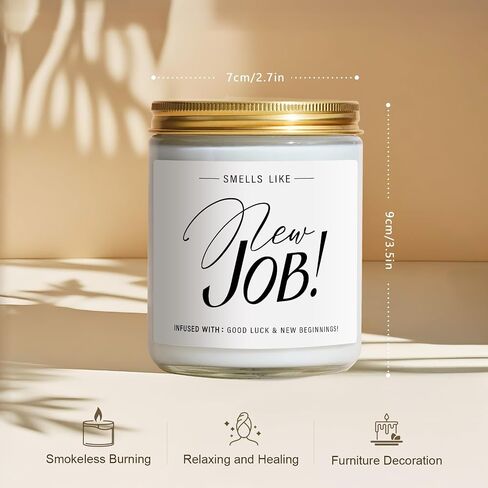 New Job Gifts for Women, Gifts for New Jobs - Lavender Scented Candles, New Beginnings Gifts for Women Men, Goodbye Gifts for Coworkers, Leaving Job Gifts, Going Away Gift in Saudi Arabia